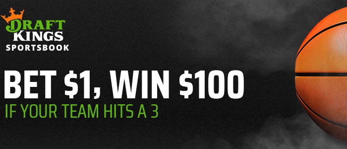 Bet 1 Win 100 Draftkings Promo If Your Team Hits A 3 Pointer Insight Oddschecker