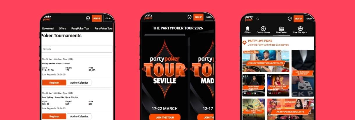 Party Poker screenshot