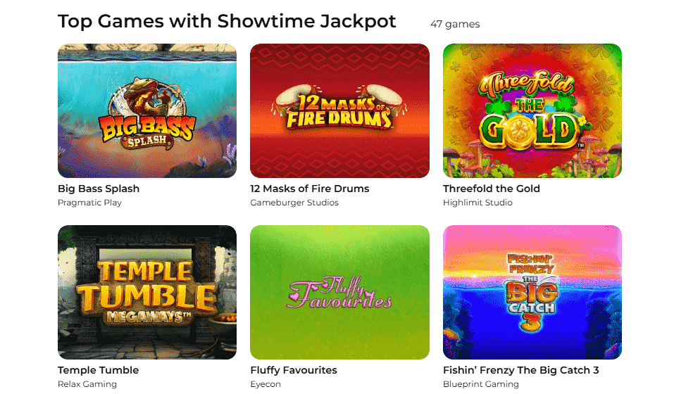 Slot a jackpot progressivo Showtime su Unibet